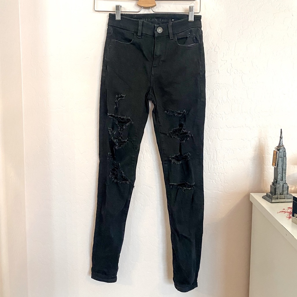 American Eagle Black Jeans | Size 0